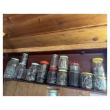 Miscellaneous Jars of Fasteners