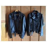 !(2) Vintage Leather Jackets
