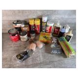 Miscellaneous painting and garage supplies