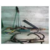 Strand cutters, pruning saw, grease gun