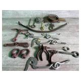 Gate latches, clamps, copper, and battery