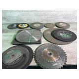 Saw blades and cut off wheels and grinding wheels
