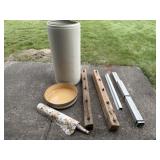 Vintage Wallpaper, Rustic Boards