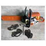 Running stihl ms250c
