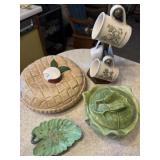 Holland lettuce dish pie dish