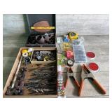 Miscellaneous tool a lot drill, bits, clamps,