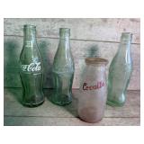 Covaltï¿½s Milk Bottle, Coke Bottles