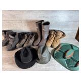 Boots and hats