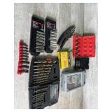 Drill bits,snake driver, sockets and more