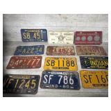 Vintage license plates