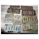 Vintage license plates