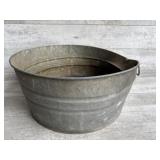 Galvanized was tub