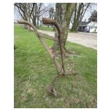Antique push plow