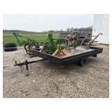 7x10 ft single axle trailer (trailer only)