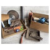 Saw blades, nails, handles