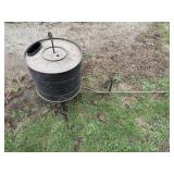 Vintage barrel stove