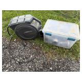Giraffe Tools 100ft Retractable Hose Reel, Lights