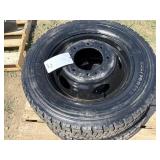 (2) 225/70 19.5 Tires on 8 Lug Wheels