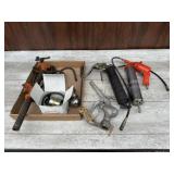 Pump handle, grease guns, and misc