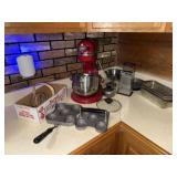 KitchenAid Mixer and Kitchen Items