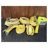 Ratchet straps and tow strap
