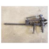 Antique Blacksmith Post Leg Vice
