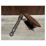 Brass hammer and anvil
