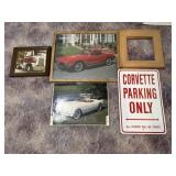 Car Pictures and Corvette Sign
