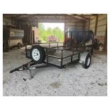 Cequent 10ft flat bed trailer