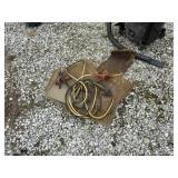 Rubber mats and jumper cables