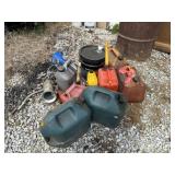 Gas cans and miscellaneous