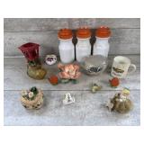 Floral Decor, Jars and Mug