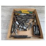 Assortment of threading taps