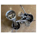 Machinist bolts, tools, and scrap