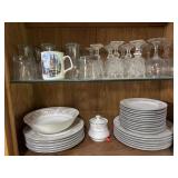 Silverie China Dishes and Glasses