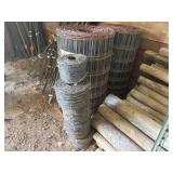 2 rolls of fence and barbwire