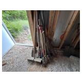 Assortment of yard tools