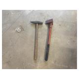 Large maul and hammer