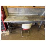 Workbench with chair
