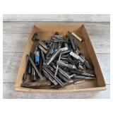 Assortment of threading taps