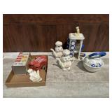 Pillsbury doughboy and gingerbread kitchenware