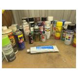 Spray paints, glazing putty