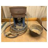 Smelting burner and pot