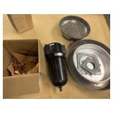 Copper pieces, air line filter