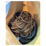 Box of  1/2 Black plastic split conduit