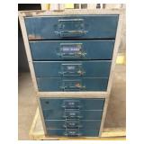 Small bolt bins and contents