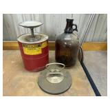 Plunger can, bottle