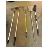 Shovels and rakes