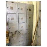 Lockers 78" tall 36ï¿½ wide 15ï¿½ deep