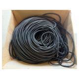 Box of  Black plastic split conduit